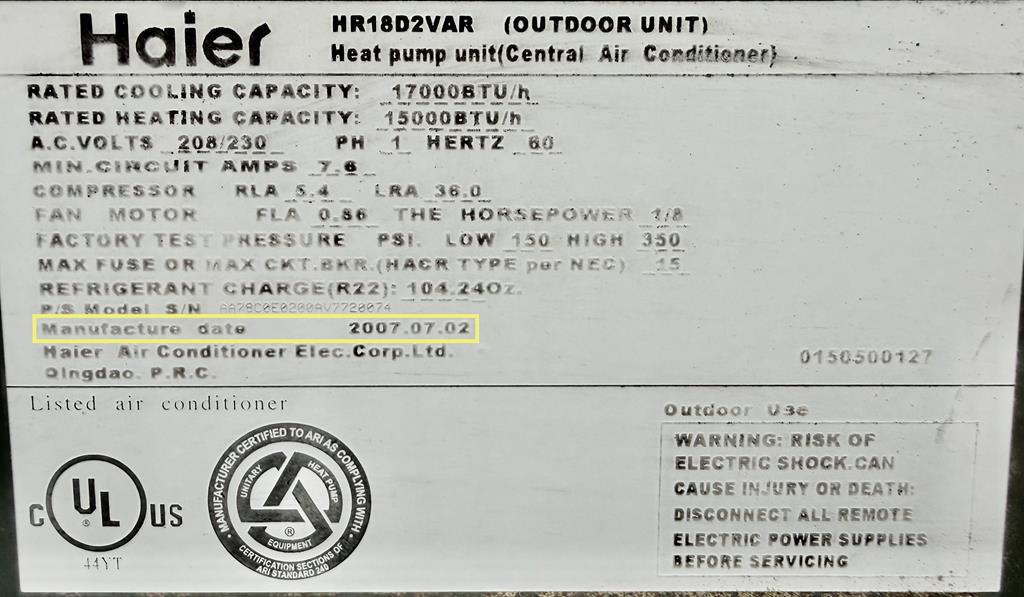 3341 Flowers Chapel Road Dothan, AL 36305 - Photo 79 of 80 3rd Heat Pump-18.5 years old