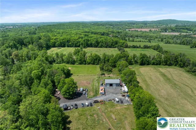 a view of a garden with a lake