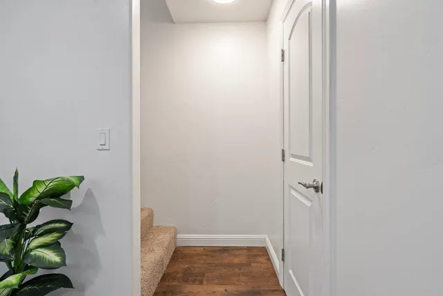 a view of bathroom with small space