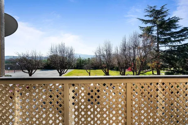 a view of outdoor space and swimming pool