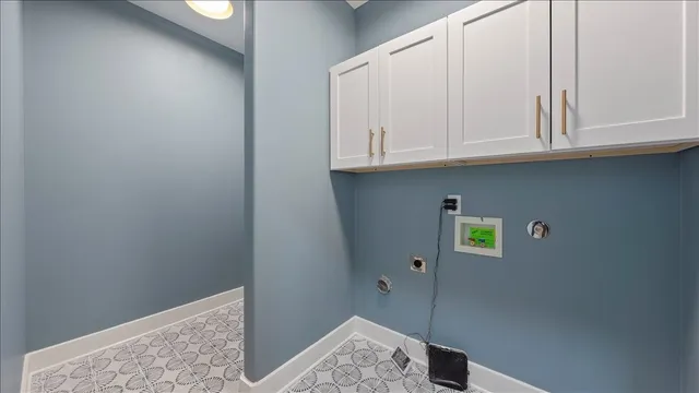 a close view of cabinet