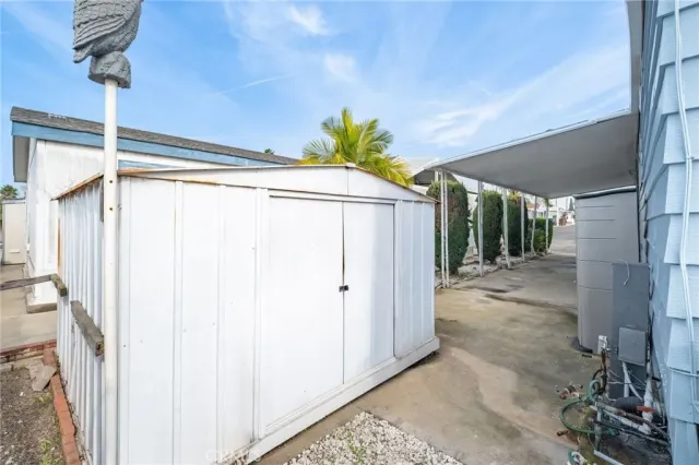 a backyard of a house