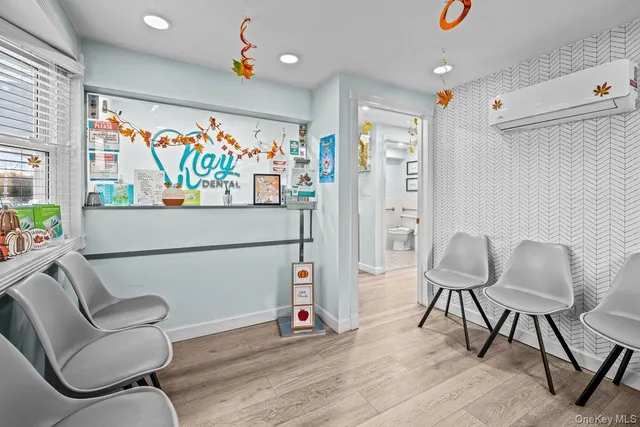 a room with furniture and a window