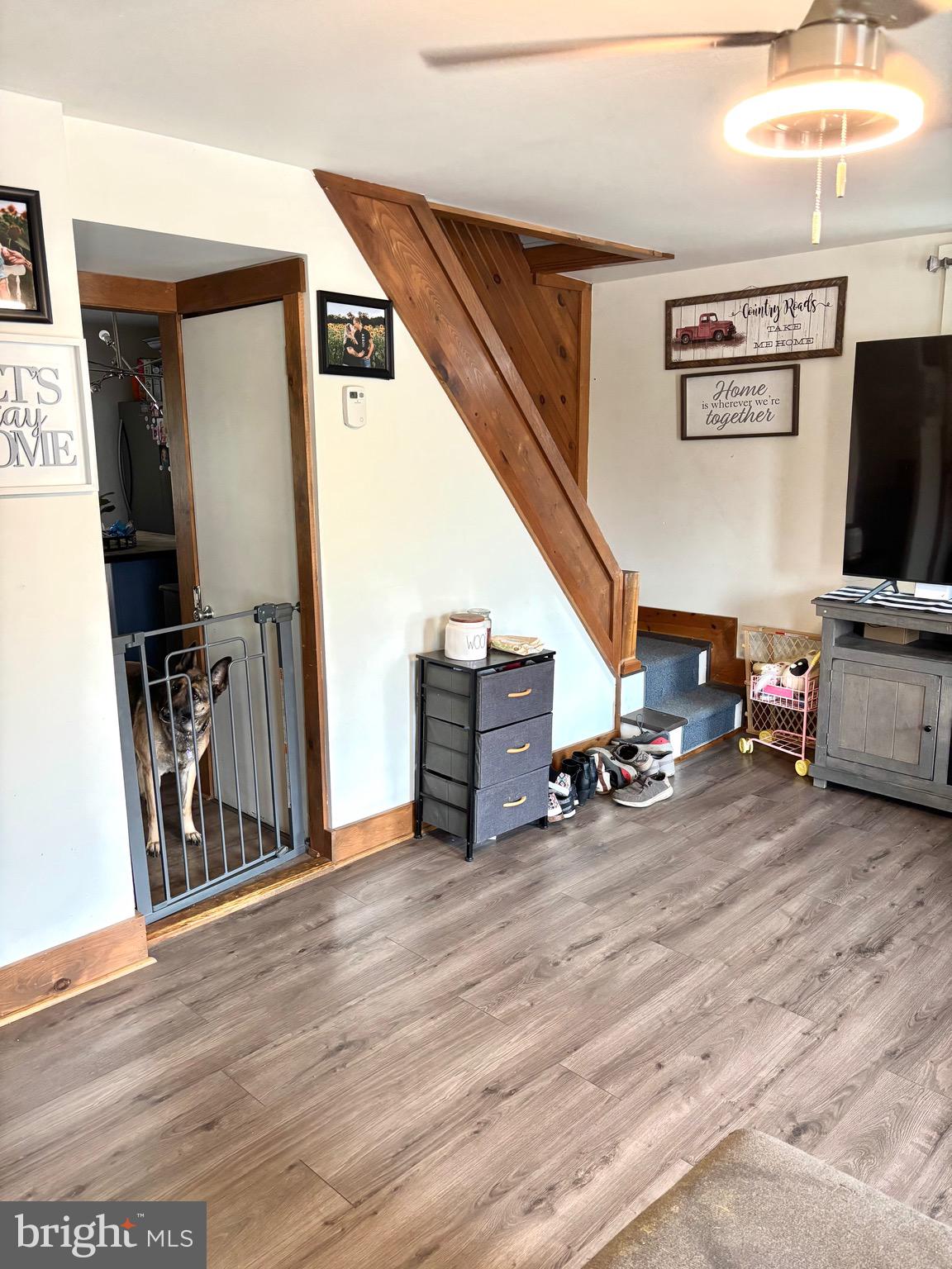 418 Bridge Street Lewistown, PA 17044 - Photo 6 of 23 a view of a livingroom with furniture and a flat screen tv