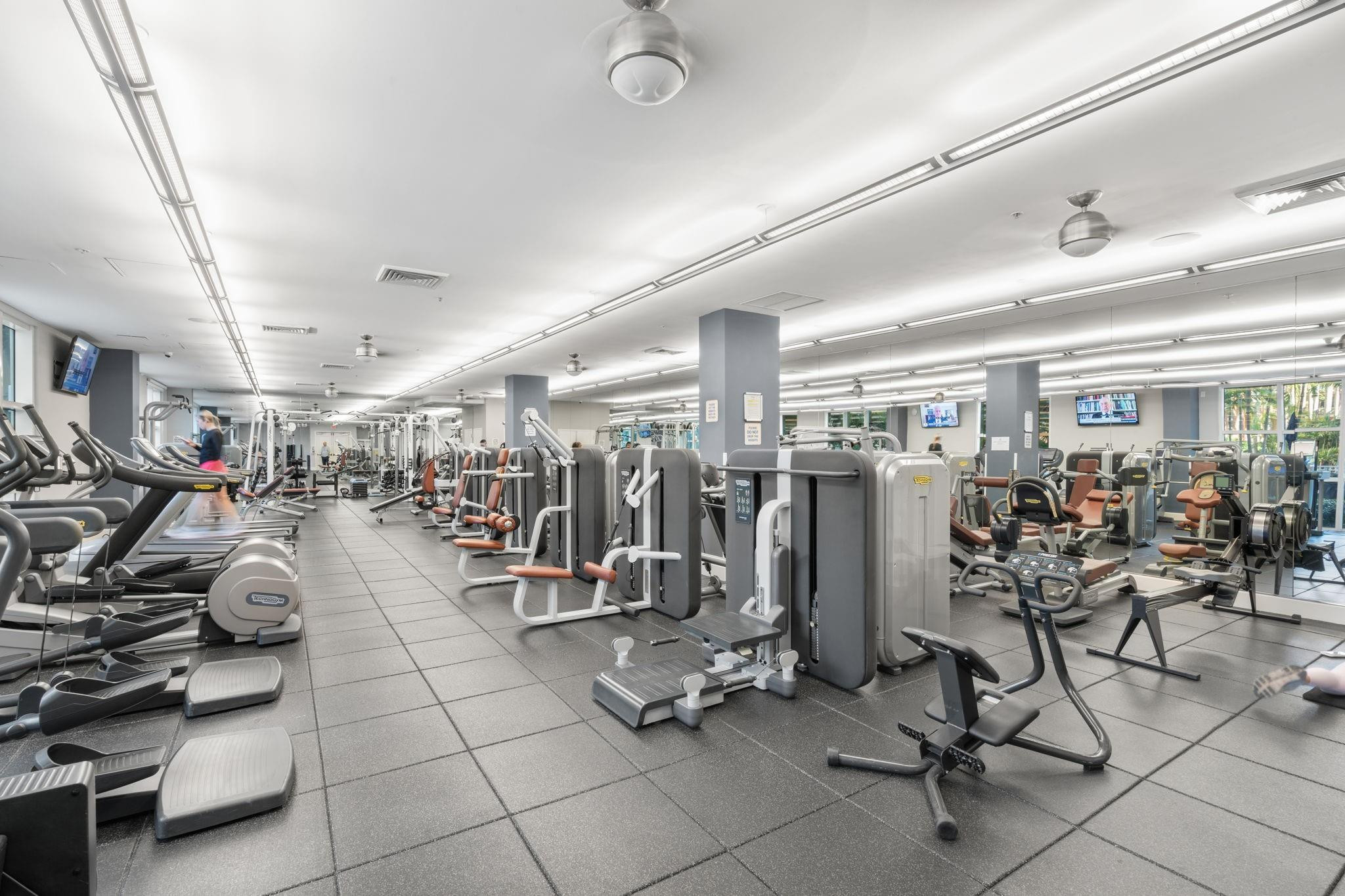 2001 Biscayne Boulevard, Unit 2303 Miami, FL 33137 - Photo 36 of 36 a view of a room with gym equipment