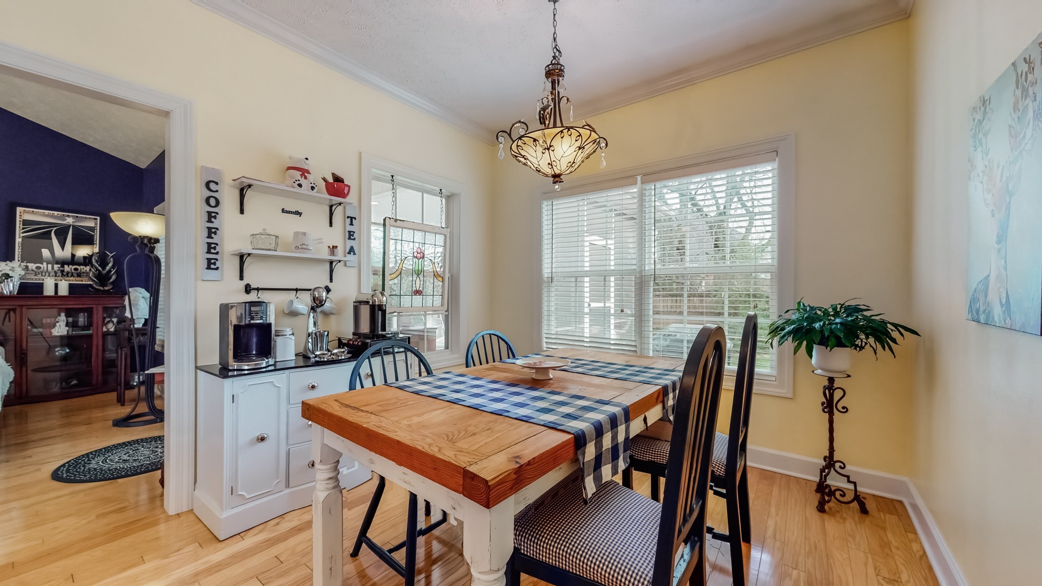 1815 Potters Court Murfreesboro, TN 37128 - Photo 14 of 49 a view of a dining room with furniture window and wooden floor