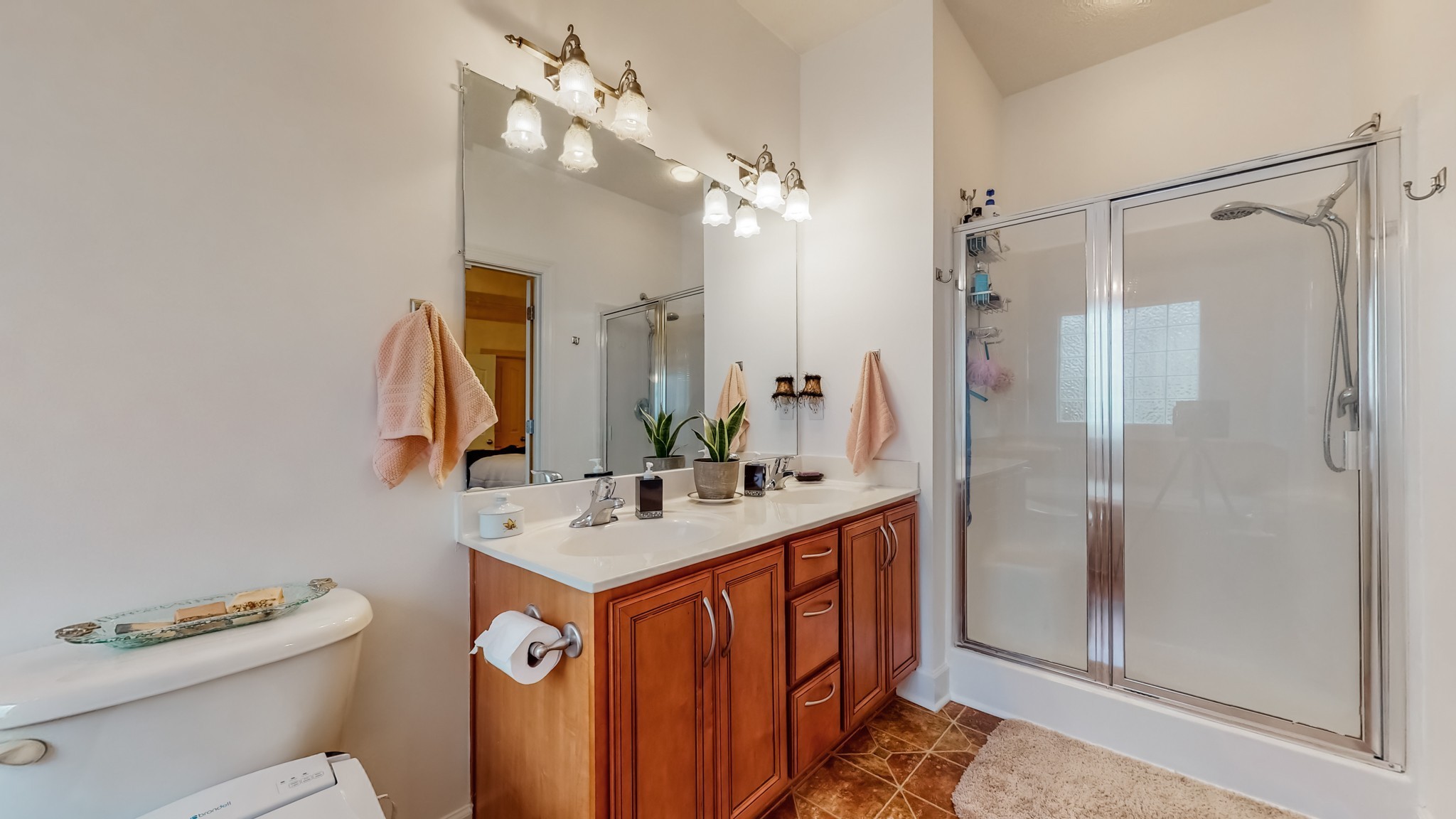 1815 Potters Court Murfreesboro, TN 37128 - Photo 25 of 49 a bathroom with a sink vanity mirror and toilet