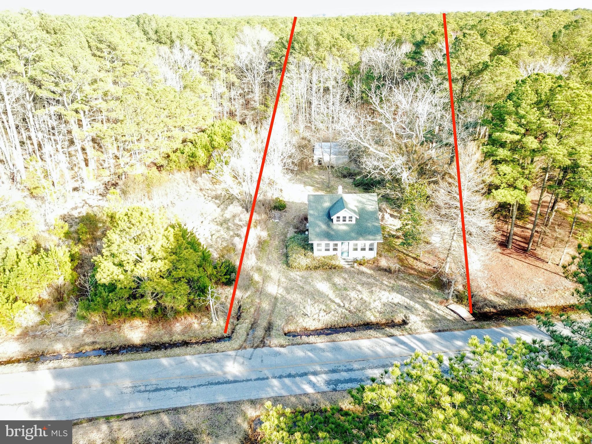 10235 Champ Road Princess Anne, MD 21853 - Photo 3 of 4 Red Lines are Approximate Property Markers