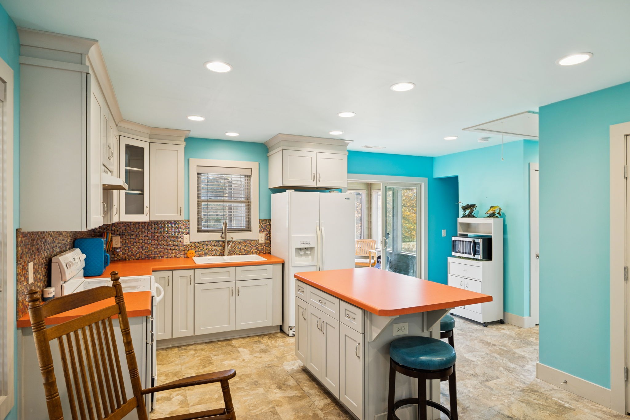 1560 River Road Chapel Hill, TN 37034 - Photo 41 of 80 a kitchen with stainless steel appliances granite countertop a sink and a refrigerator