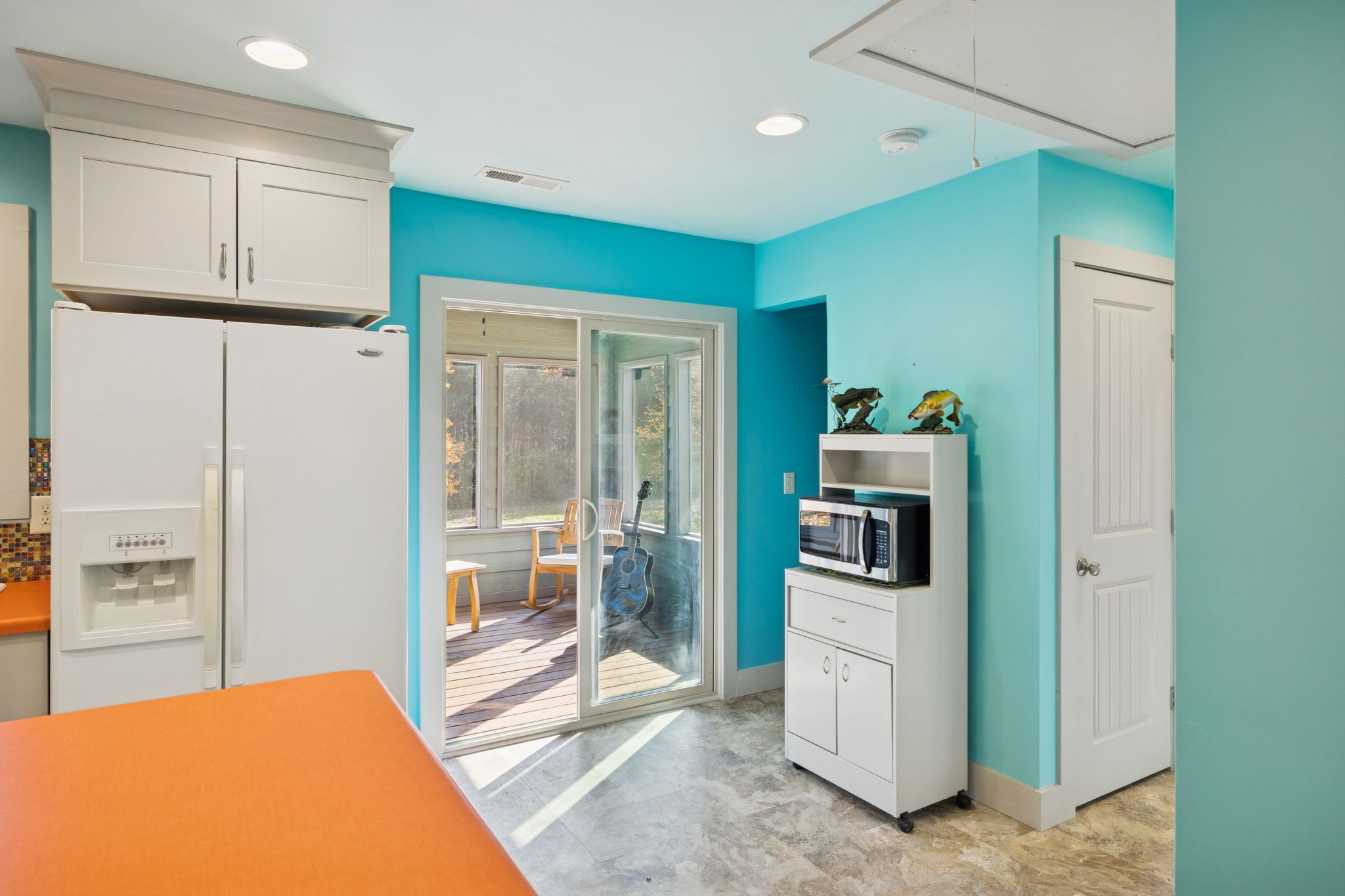 1560 River Road Chapel Hill, TN 37034 - Photo 42 of 80 a bedroom with a bed and a refrigerator