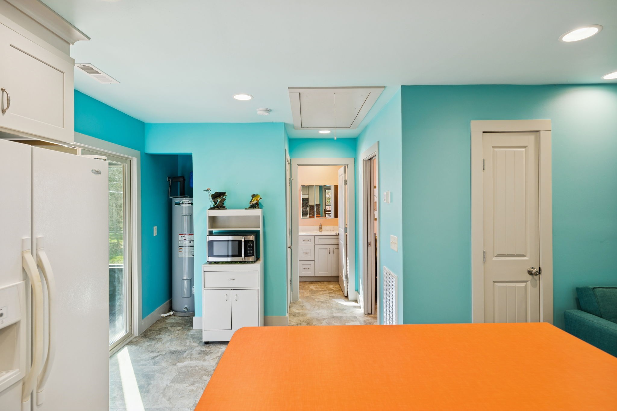 1560 River Road Chapel Hill, TN 37034 - Photo 45 of 80 a bedroom with a bed and a refrigerator