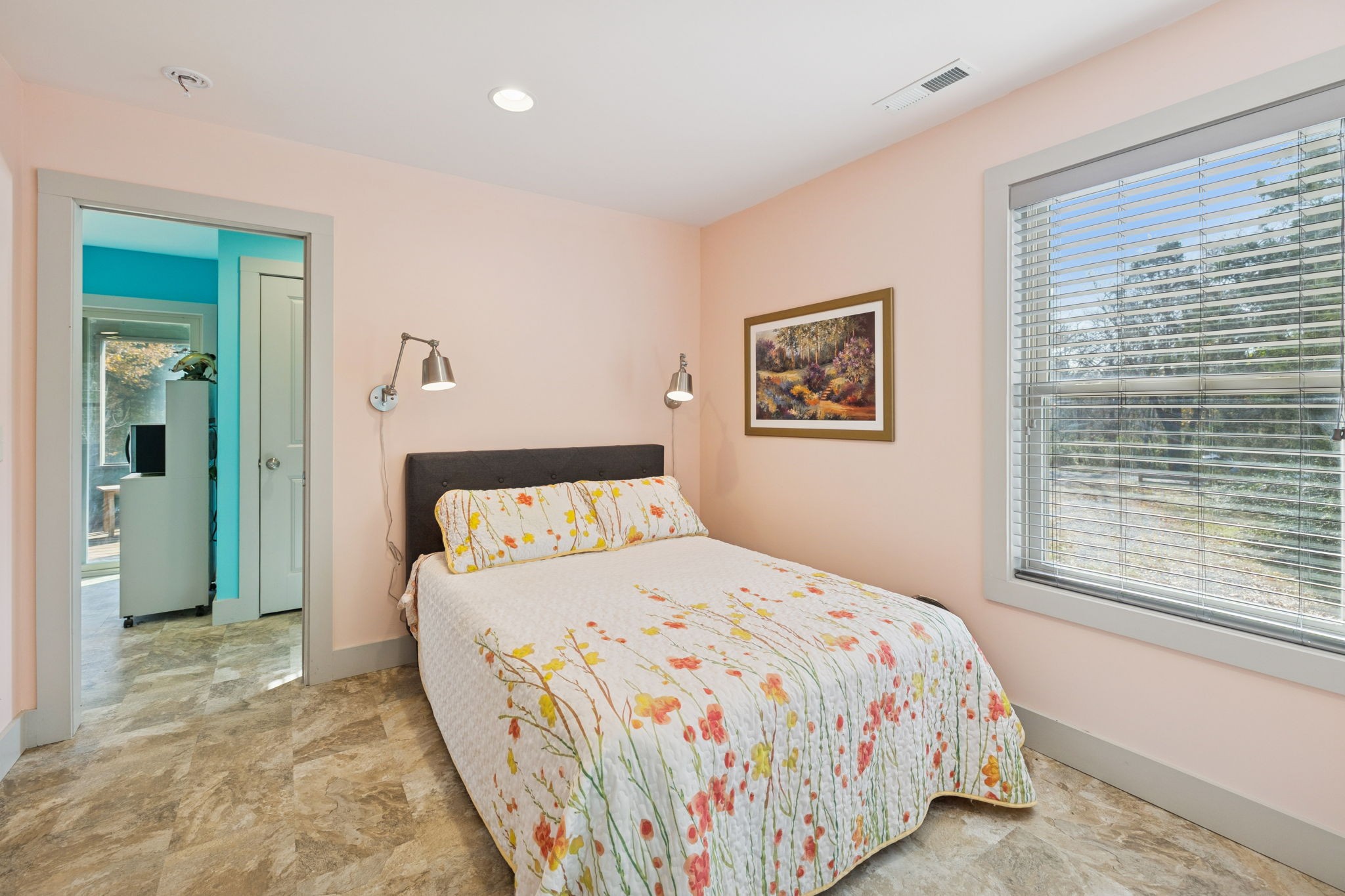 1560 River Road Chapel Hill, TN 37034 - Photo 55 of 80 a bedroom with a bed and a painting on the wall