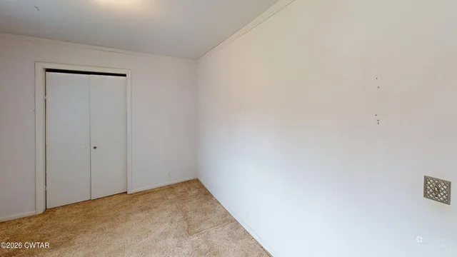 a view of an empty room