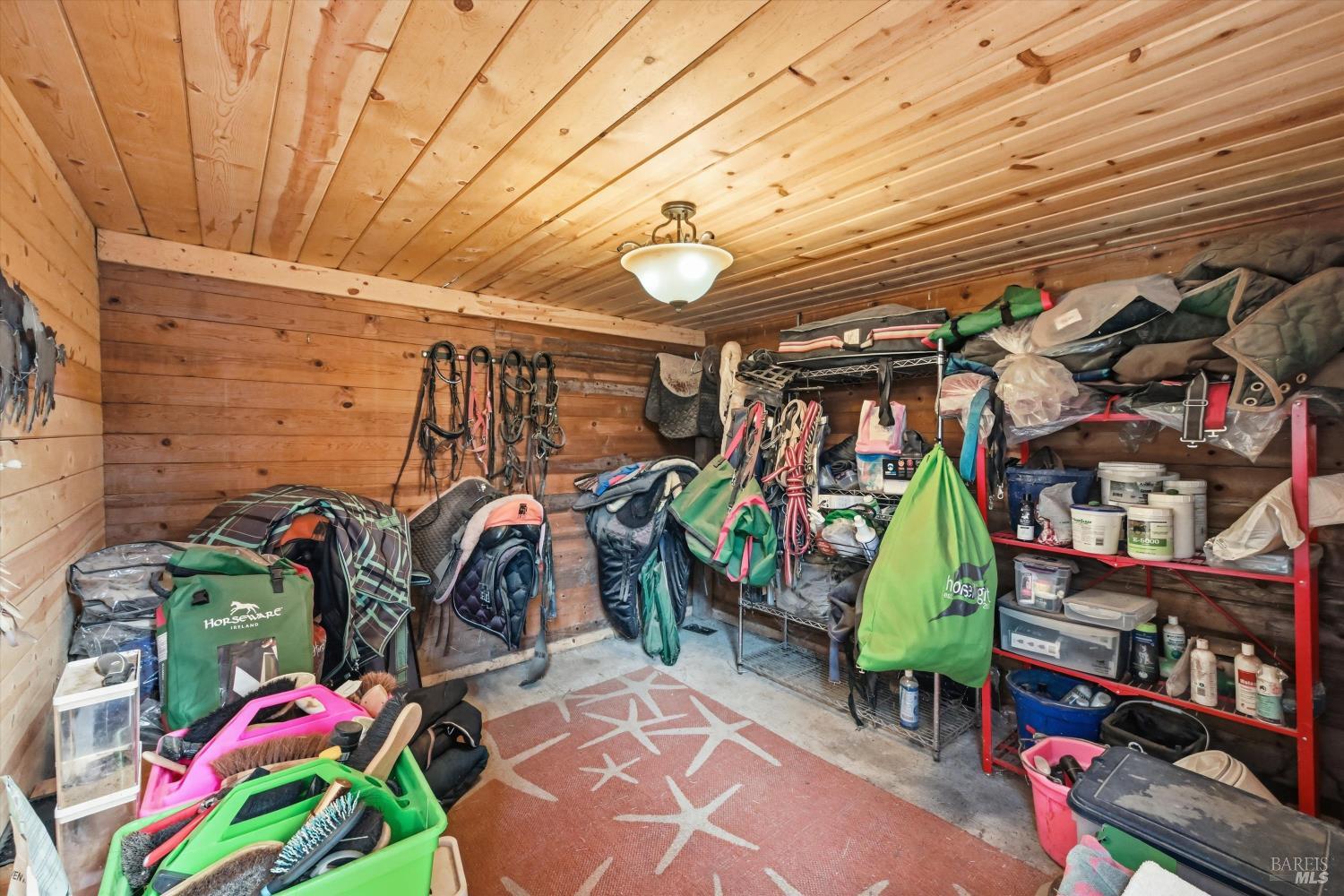 4320 Roblar Road Petaluma, CA 94952 - Photo 47 of 59 Tack and feed room