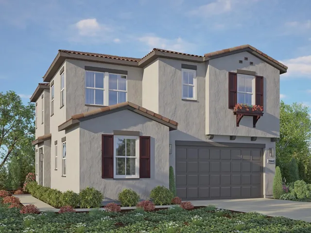 front view of house with a yard