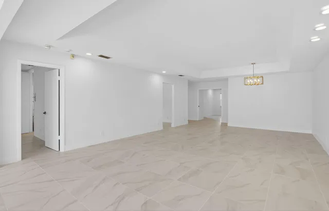 a view of an empty room