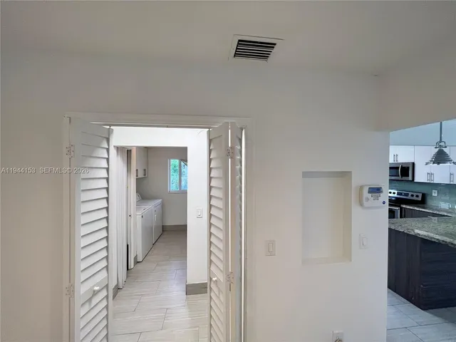 a view of empty room