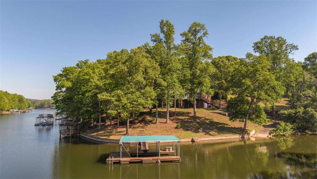 396 Pam Street Wedowee, AL 36278 - Photo 41 of 48 a view of a lake with houses