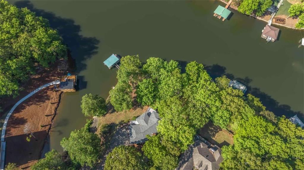 396 Pam Street Wedowee, AL 36278 - Photo 42 of 48 an aerial view of a house with a yard and lake view