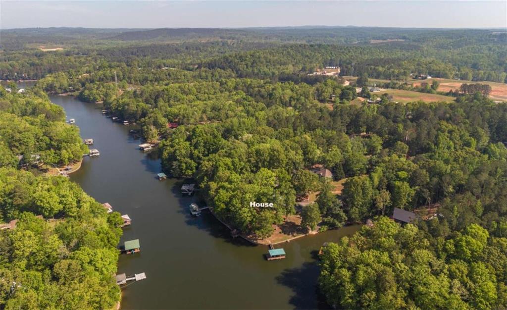 396 Pam Street Wedowee, AL 36278 - Photo 45 of 48 a view of a lake with mountains in the background