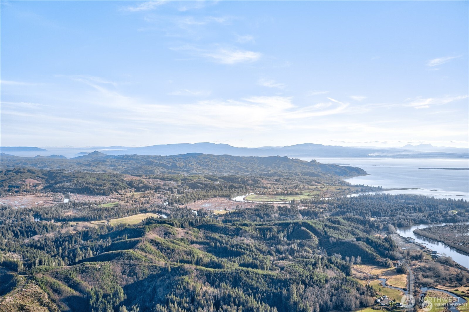 -xx West Deep River Road Naselle, WA 98638 - Photo 14 of 22 an aerial view of residential house and green space