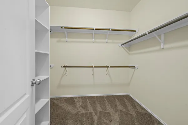a view of walk in closet