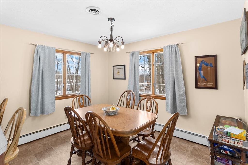 522 Spring Street Jamestown, PA 16134 - Photo 15 of 35 a view of a dining room with furniture window and outside view