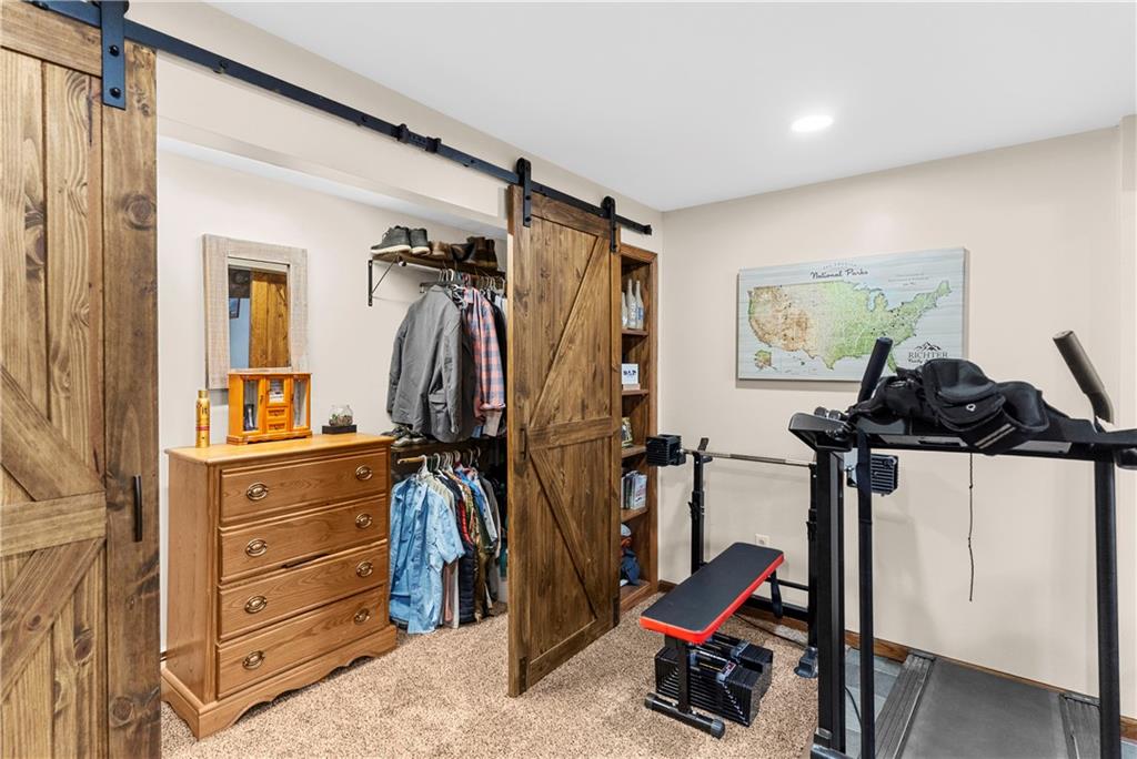 522 Spring Street Jamestown, PA 16134 - Photo 10 of 35 a view of a room with gym equipment