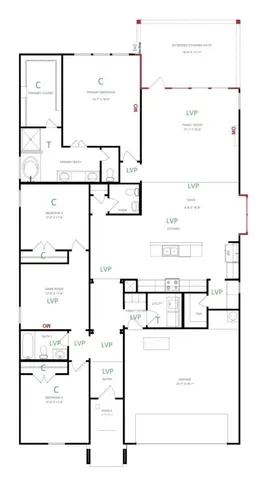 a picture of a floor plan