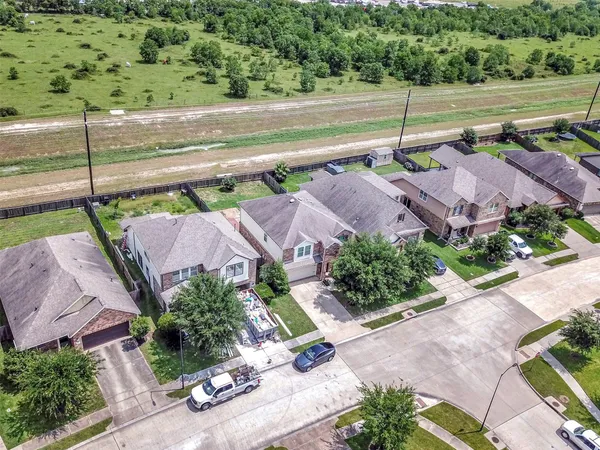 an aerial view of a