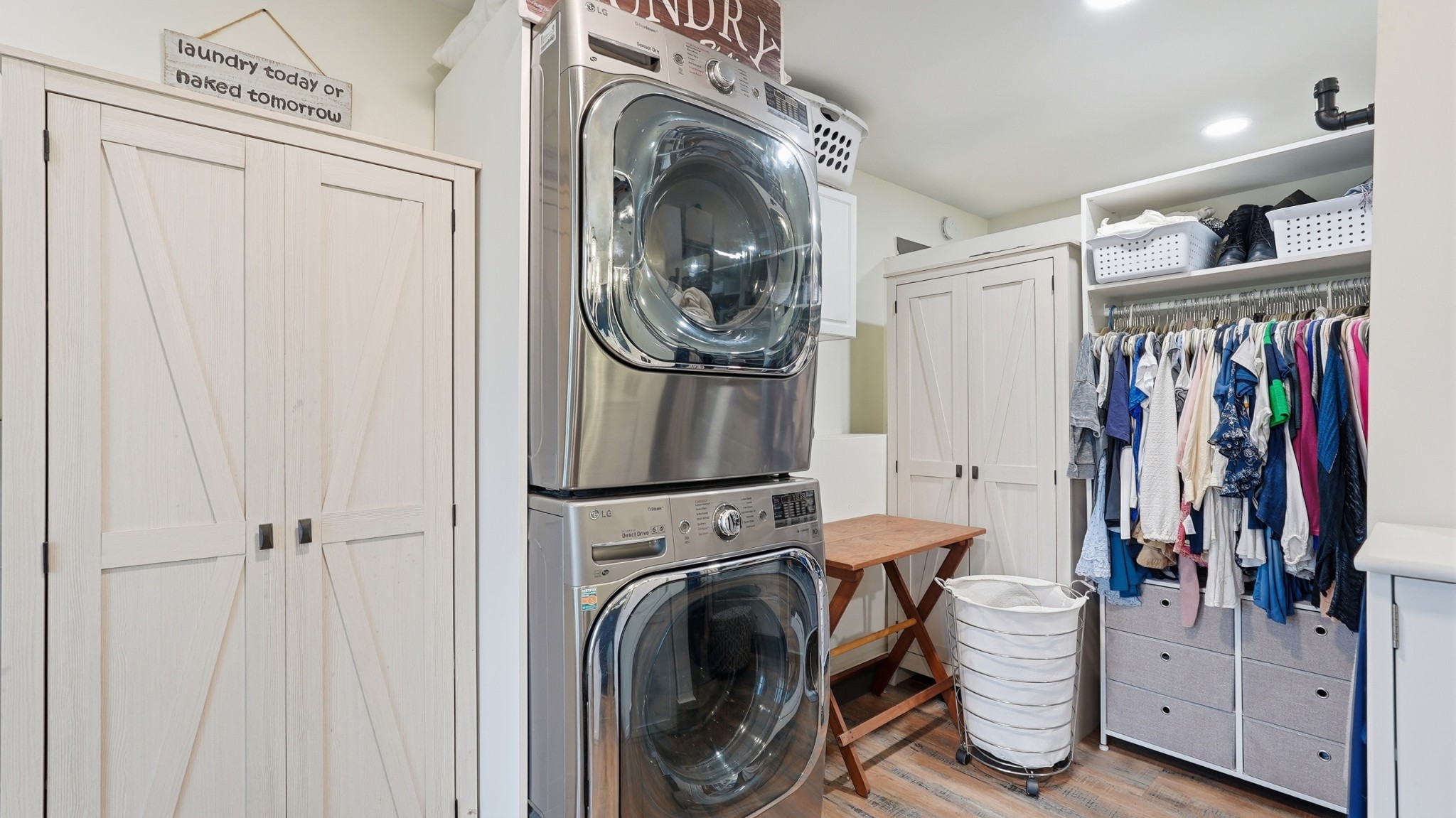 2830 Lockertsville Road Ashland City, TN 37015 - Photo 31 of 100 a view of a storage and utility room with washer and dryer
