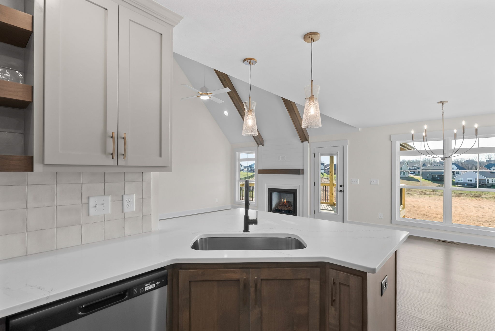 1593 Collins View Way Clarksville, TN 37043 - Photo 13 of 49 a kitchen with furniture a sink and a window
