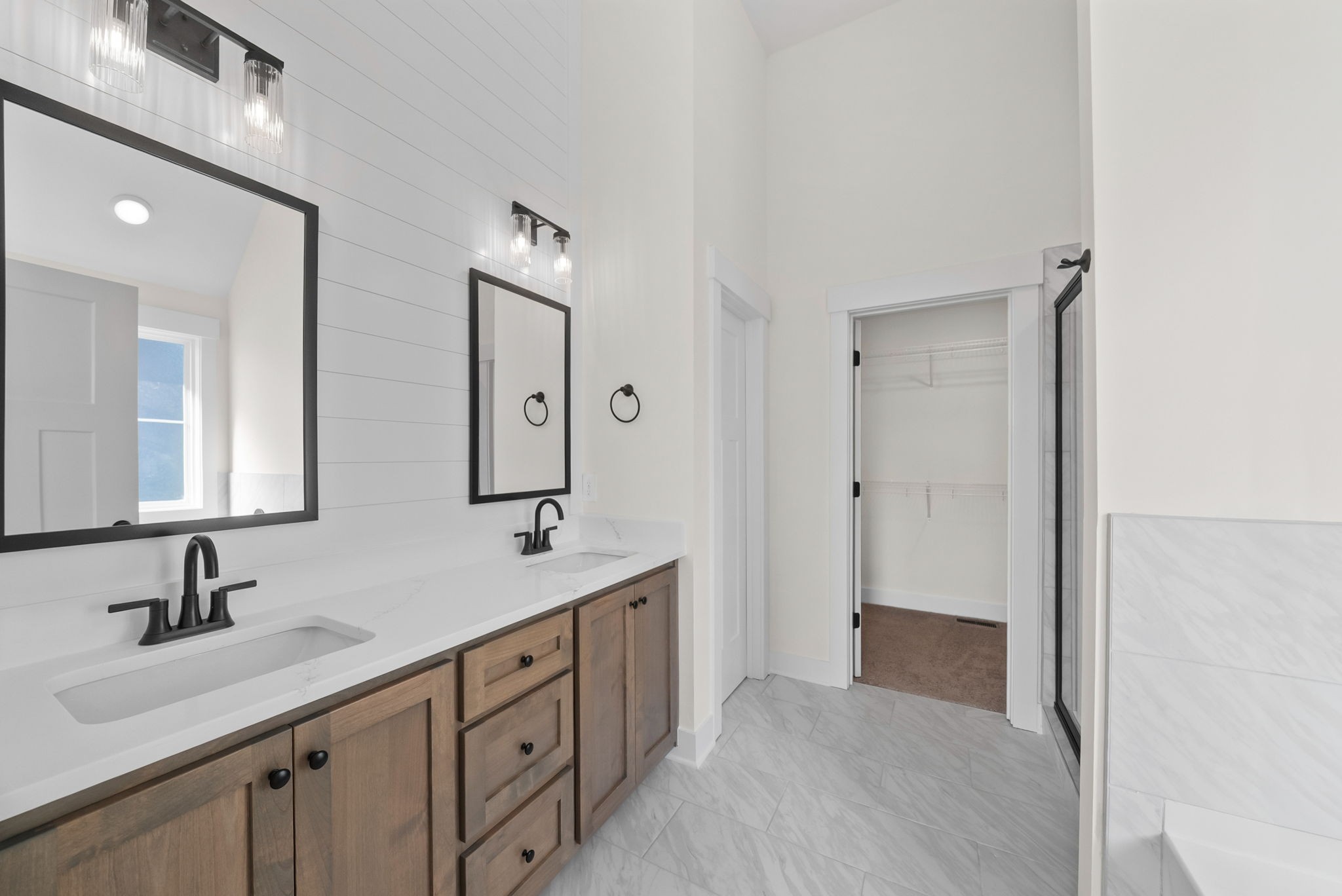 1593 Collins View Way Clarksville, TN 37043 - Photo 20 of 49 a bathroom with double sink and two mirror