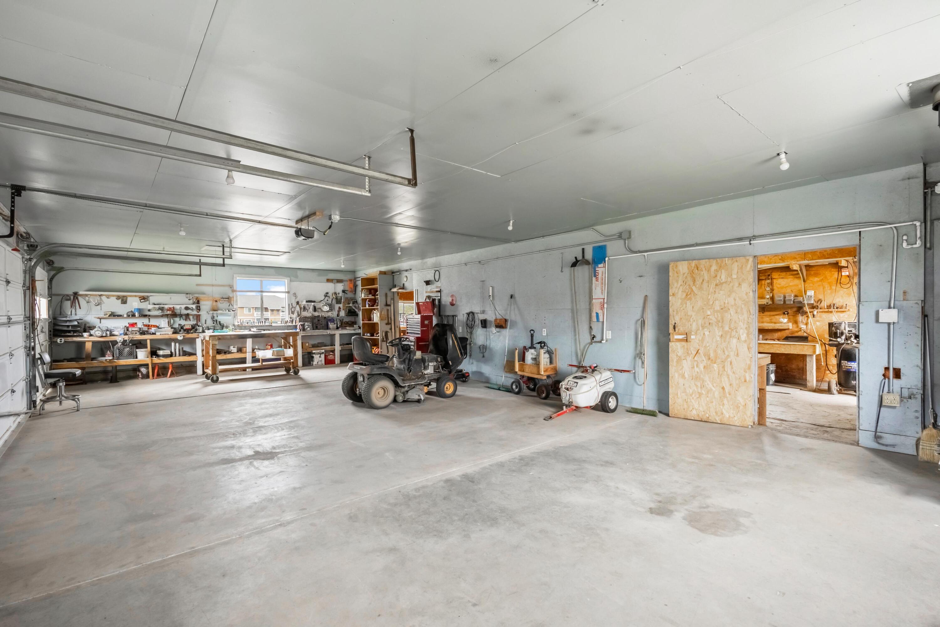 2010 Northeast Laughlin Road Prineville, OR 97754 - Photo 27 of 39 a view of a garage with storage