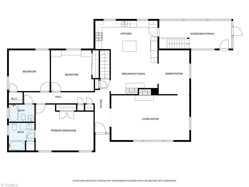 706 Friar Tuck Road Winston-Salem, NC 27104 - Photo 32 of 34 Main floorplan