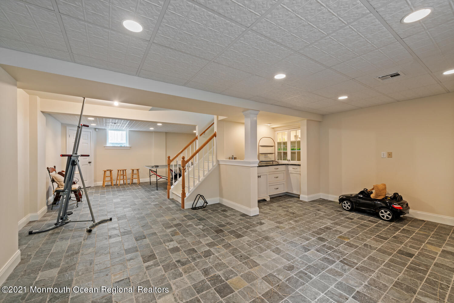 104 3rd Avenue Bradley Beach, NJ 07720 - Photo 30 of 40 a view of a room with gym equipment