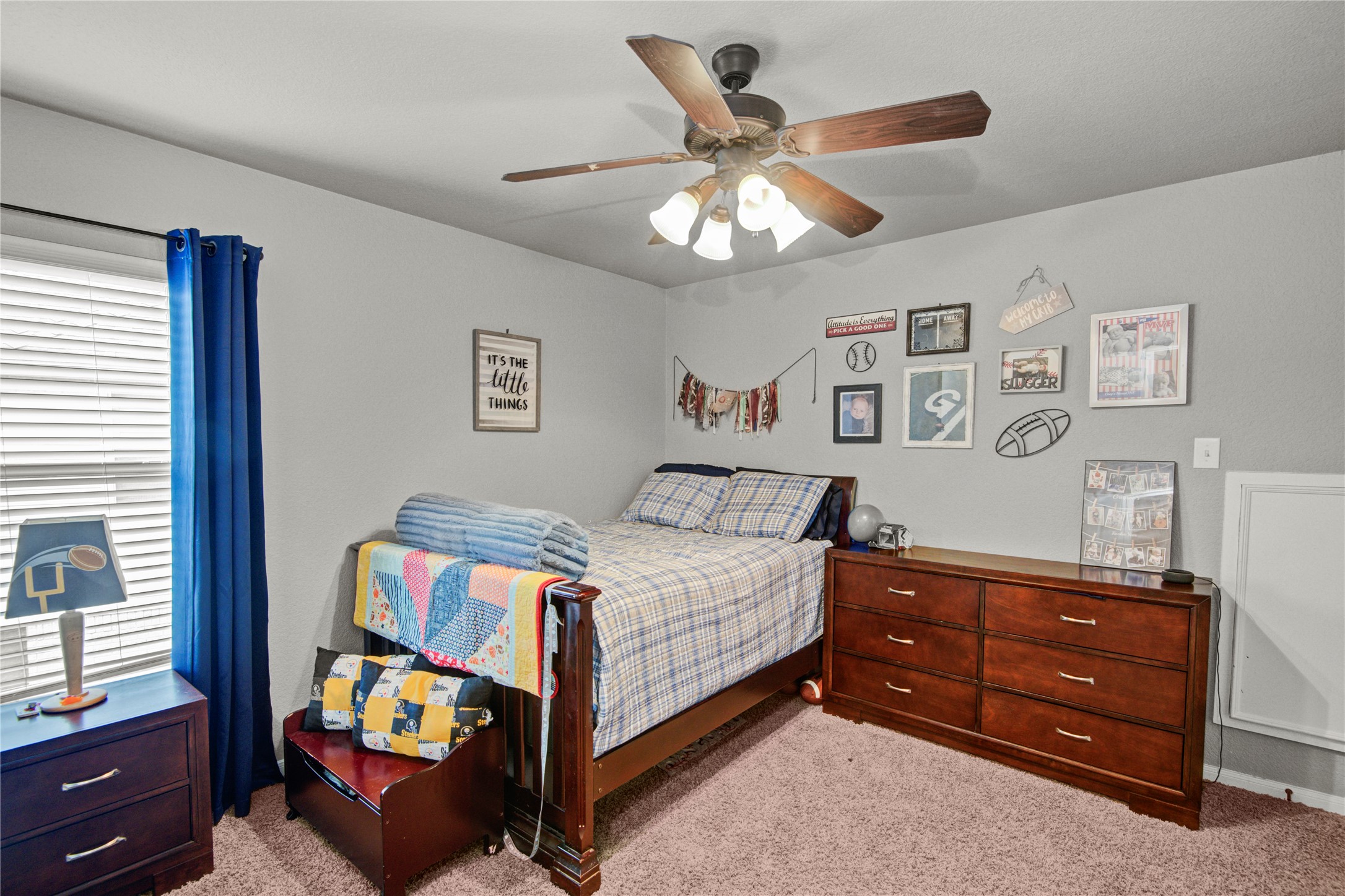 6007 Valhalla Drive Spring, TX 77379 - Photo 24 of 37 Thoughtfully designed for comfort and privacy, the secondary bedrooms offer generous space and walk-in closets.