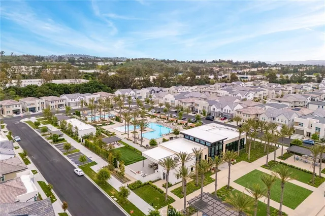 front view of a house with a patio