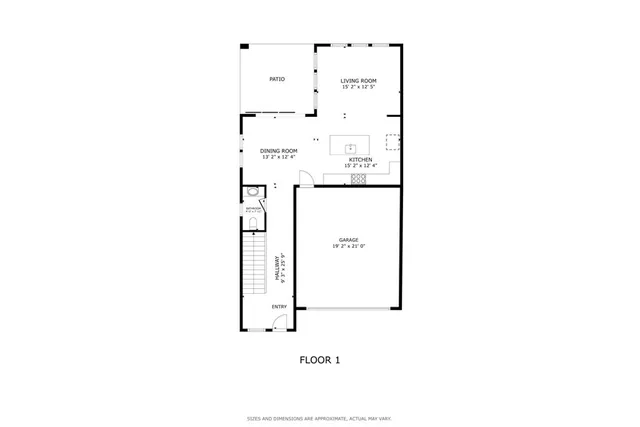 a picture of a bench in front of a building