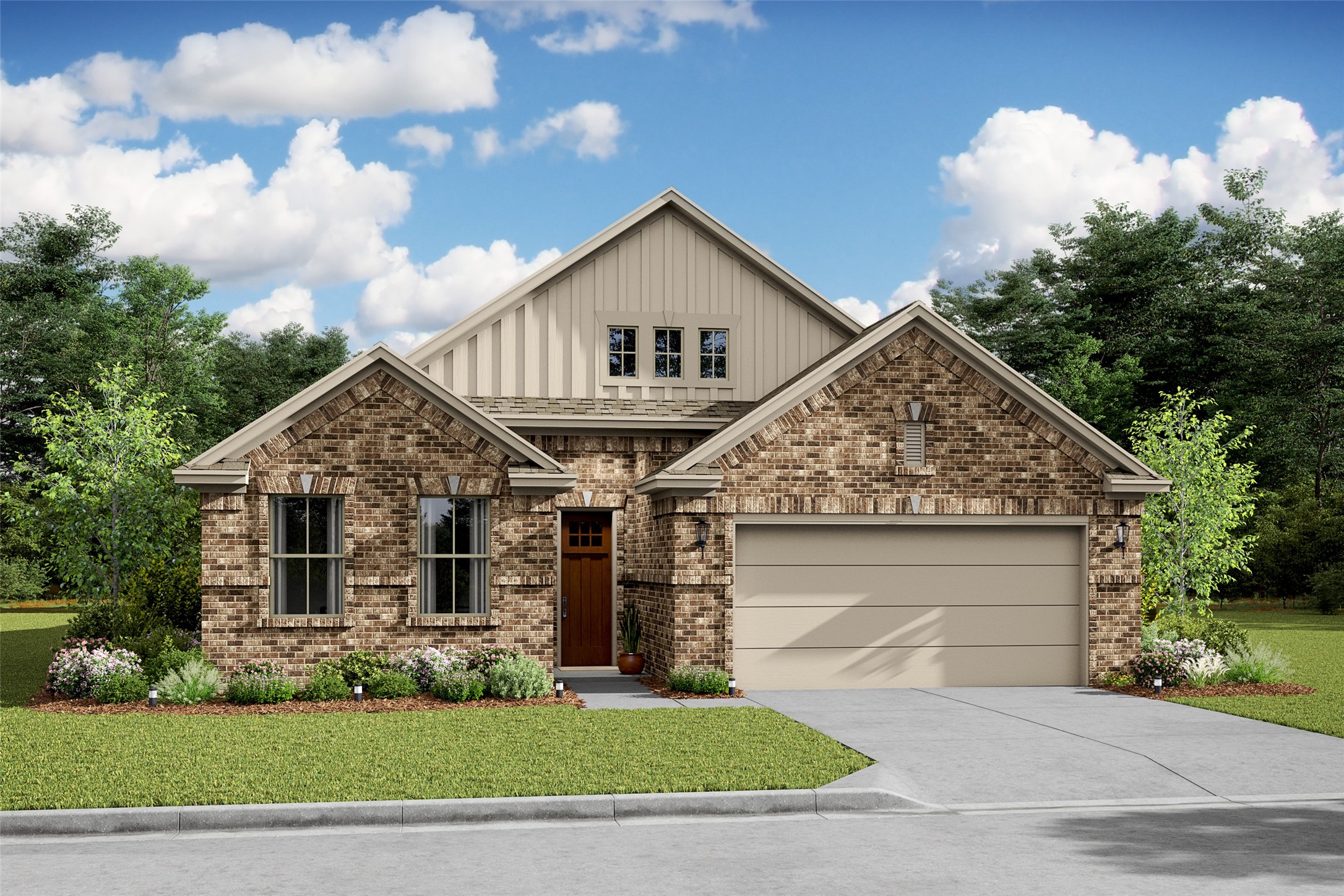 29314 Suncreek Rnch Court Waller, TX 77484 - Photo 1 of 22 Charming Pasadena ESP home design by K. Hovnanian® Homes with elevation TA in beautiful Oakberry Trails. (*Artist rendering used for illustration purposes only.)