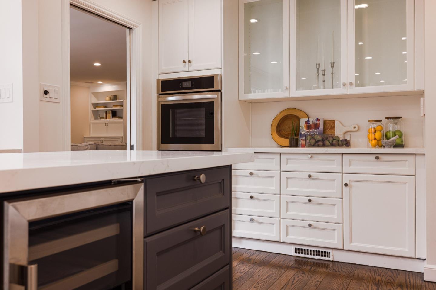628 Alhambra Road San Mateo, CA 94402 - Photo 13 of 35 a kitchen with cabinets and appliances