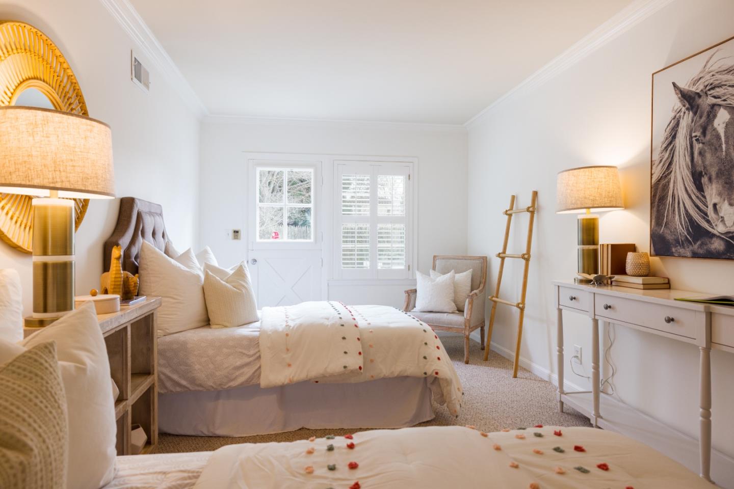 628 Alhambra Road San Mateo, CA 94402 - Photo 23 of 35 a bedroom with a bed a couch and dresser