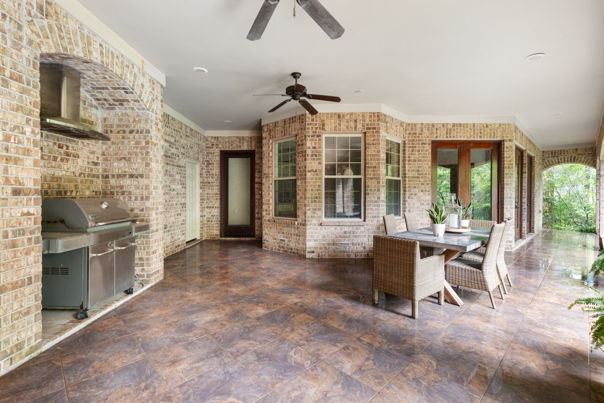 7421 Enchanted Stream Drive Conroe, TX 77304 - Photo 39 of 50 a view of living room kitchen with furniture and window