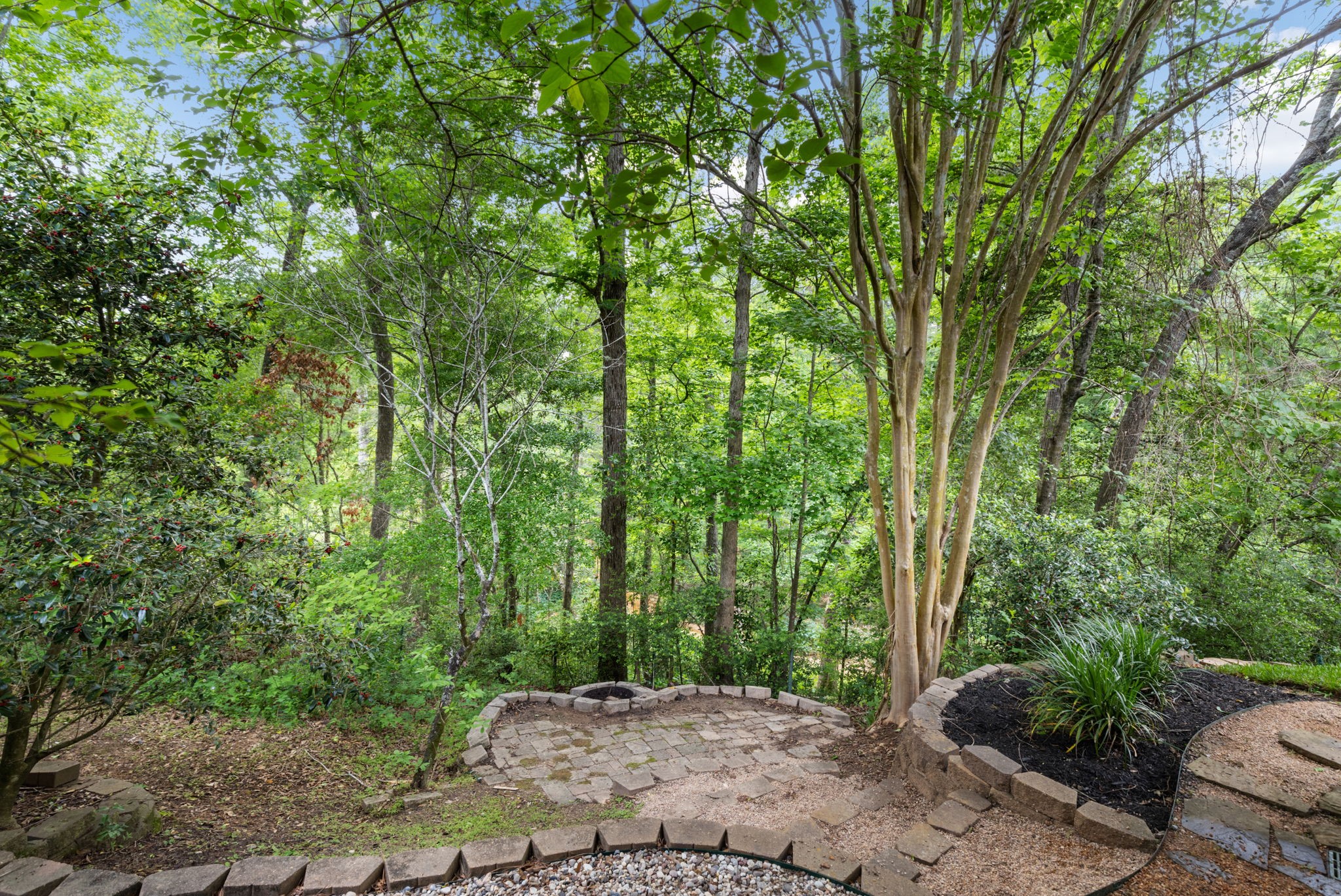 7421 Enchanted Stream Drive Conroe, TX 77304 - Photo 43 of 50 a view of backyard with green space