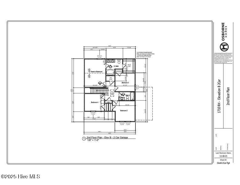 2260 McNair Road Tarboro, NC 27886 - Photo 29 of 29 Second Floor Plan