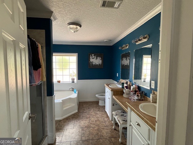 4338 Union Road Metter, GA 30439 - Photo 12 of 26 a spacious bathroom with a double vanity sink a mirror and a shower