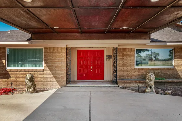 a view of entrance