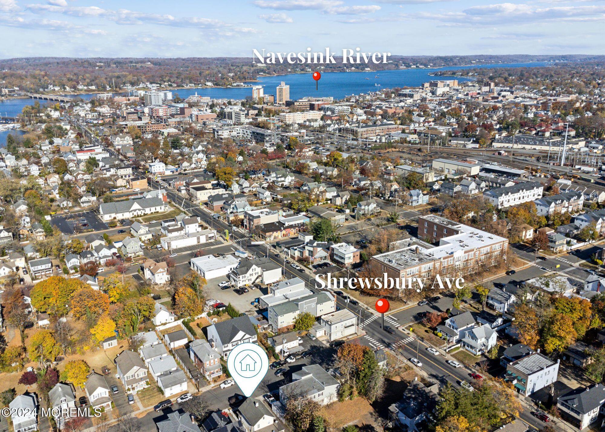89 River Street Red Bank, NJ 07701 - Photo 30 of 31 89 River St. Drone Shot 3