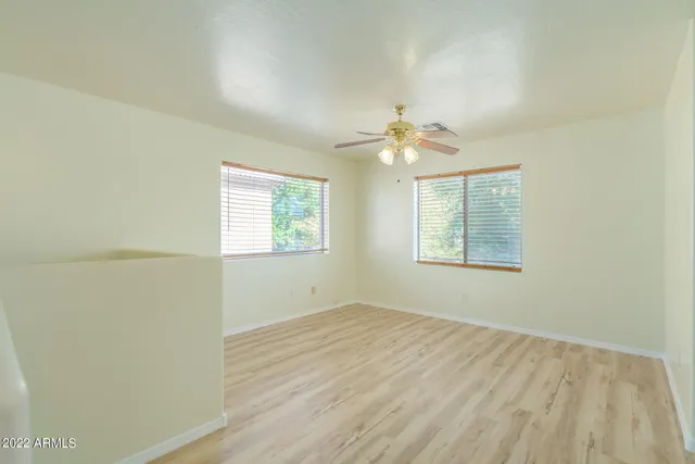 wooden floor in an empty room