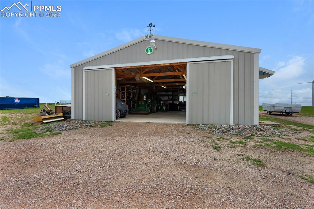 28230 Washington Road Calhan, CO 80808 - Photo 5 of 40 a view of a car garage
